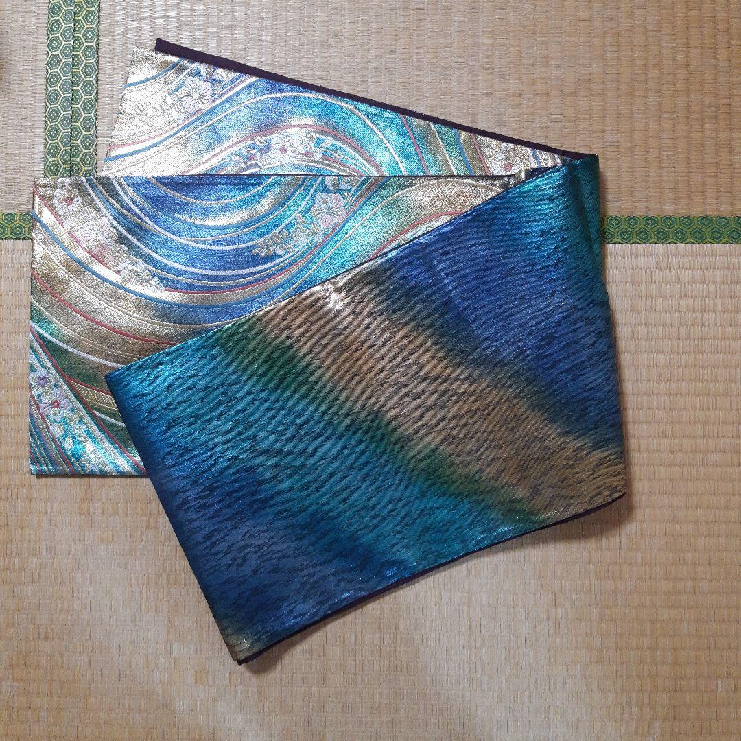 振り袖用全通袋帯　西陣織