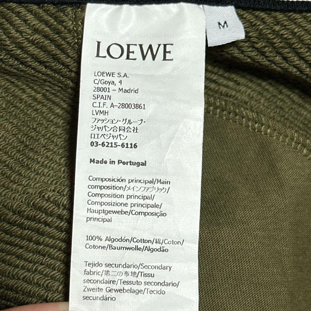 LOEWE アナグラム刺繍 コットンハーフパンツ M メンズ