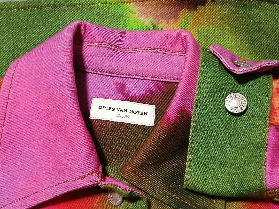 22年DRIES VAN NOTENドリスヴァンノッテン デニムシャツジャケット