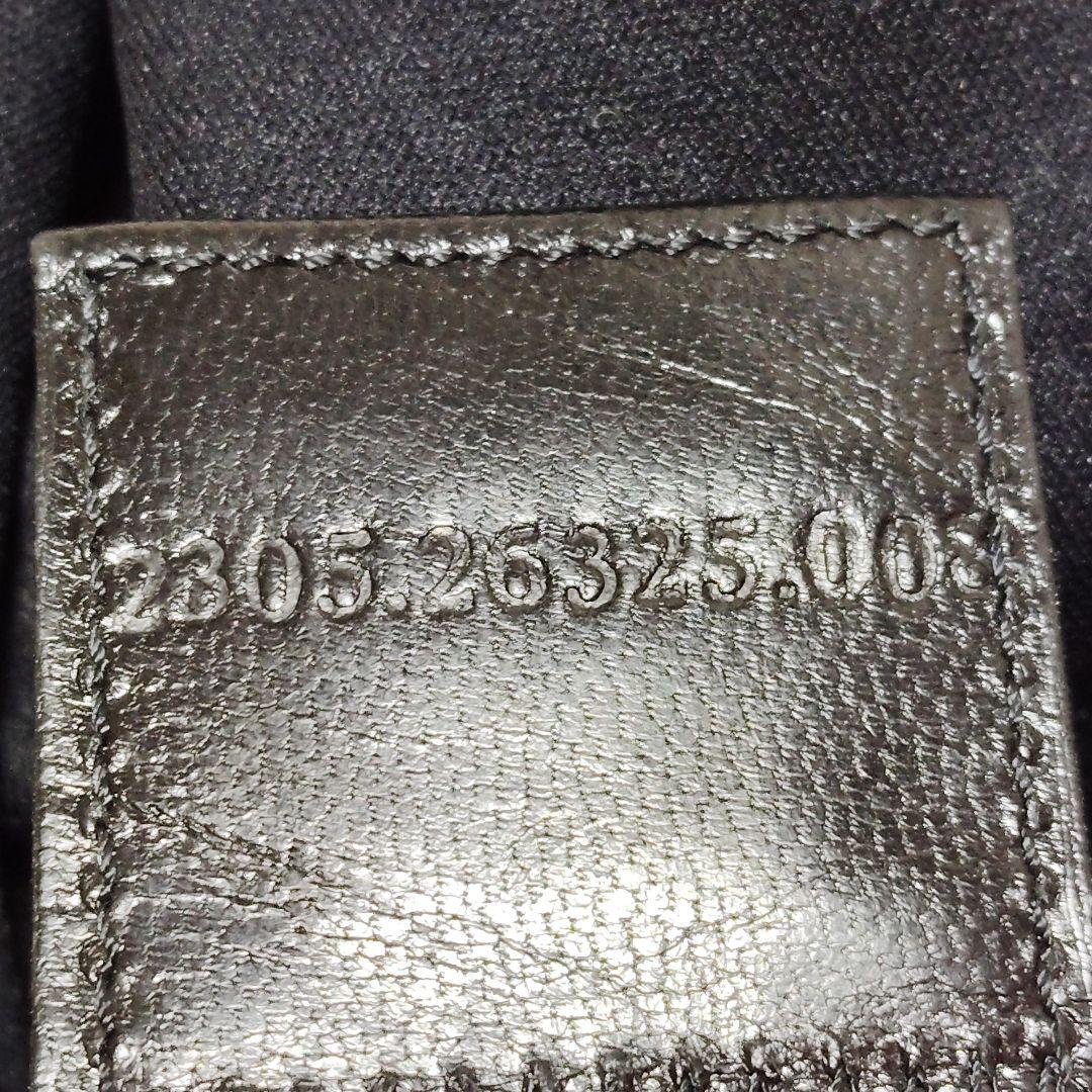 フェンディ　マンマバケット　ワンショルダーバッグ　コットンジャージ　レザー　黒