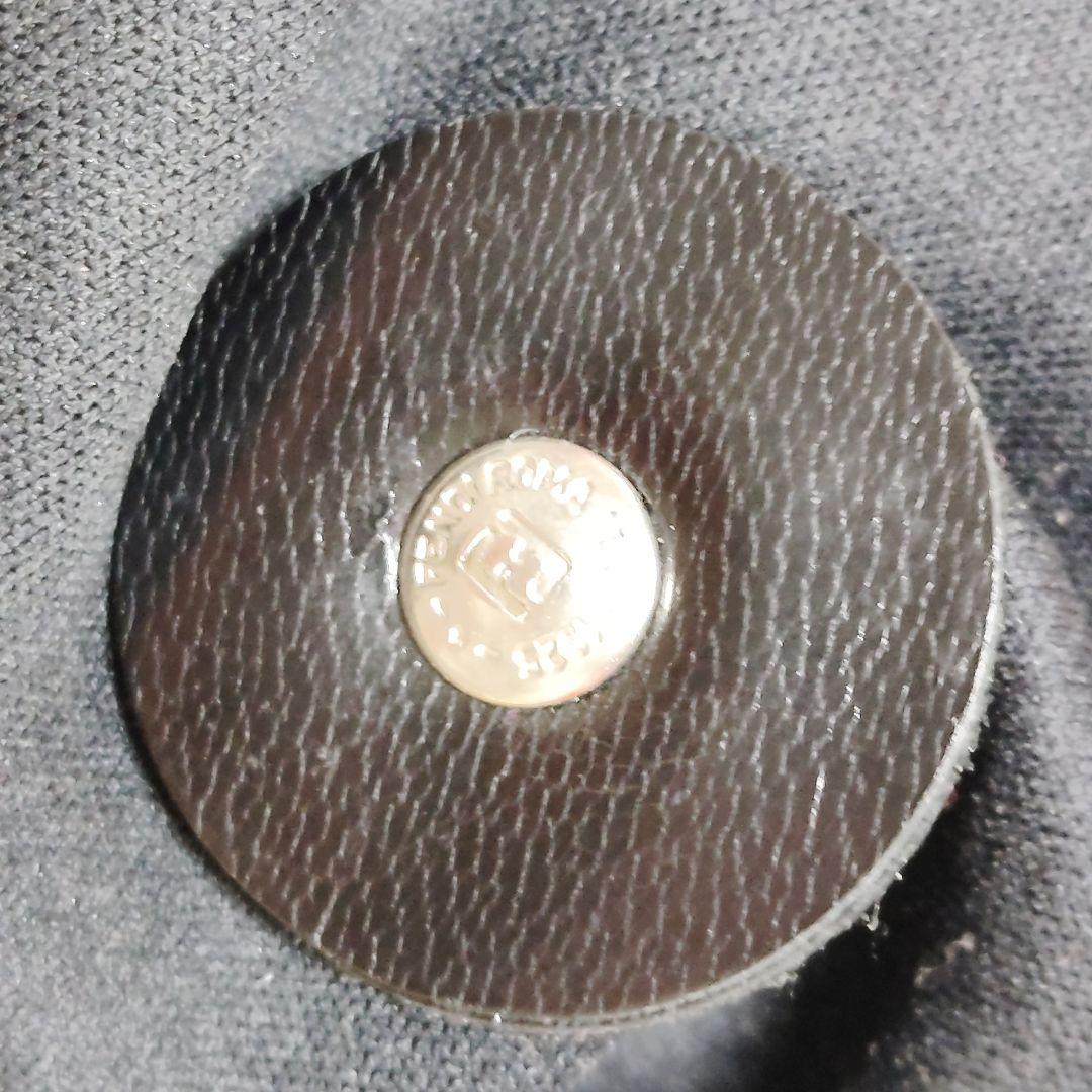 フェンディ　マンマバケット　ワンショルダーバッグ　コットンジャージ　レザー　黒