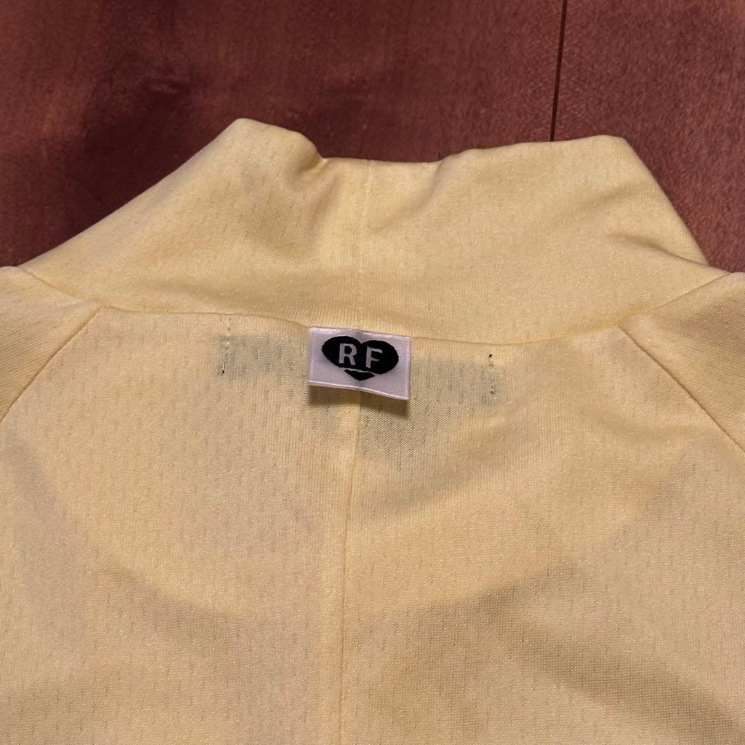 マークアンドロナ　サイズ38 イエロー　半袖　モックネック　丈短め　新品タグ付き