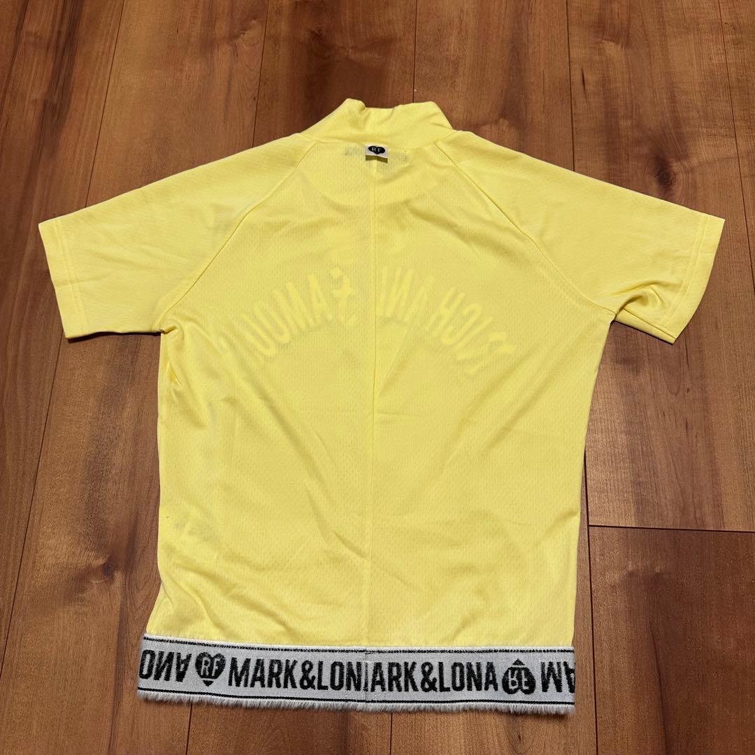 マークアンドロナ　サイズ38 イエロー　半袖　モックネック　丈短め　新品タグ付き
