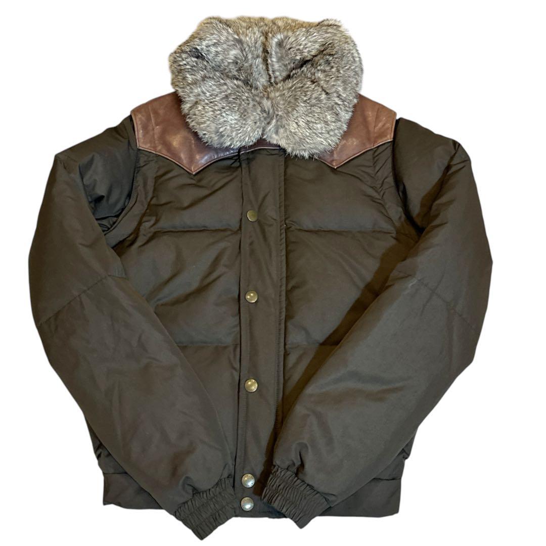 本日発送　希少 Schott 3WAYダウンジャケット U.S.A製 レザー