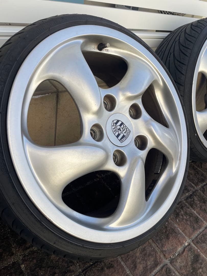 ポルシェ　ボクスター986純正17インチ7j タイヤホイール4本セット