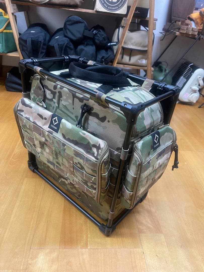 ヘリノックス　タクティカルフィールドオフィス M サイドストレージ×2 +天板付