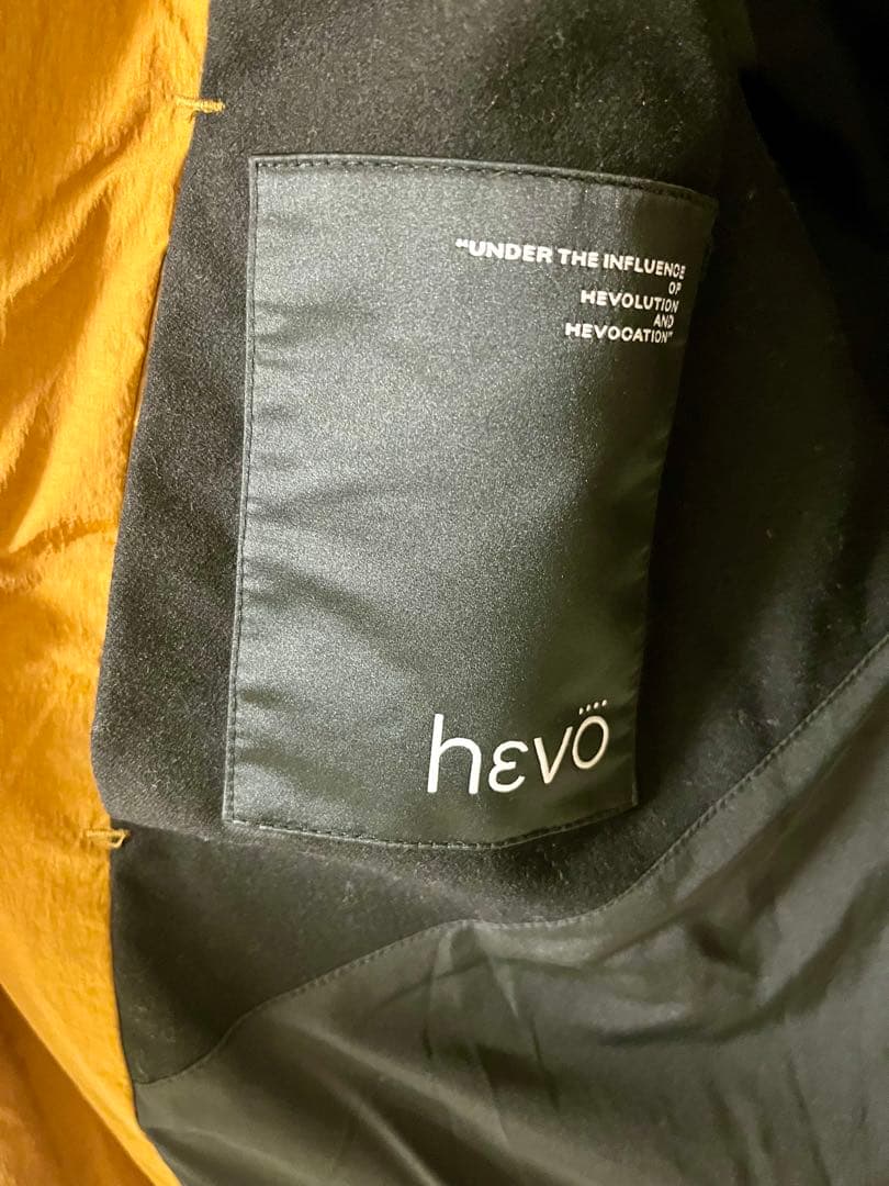 hevo イーヴォ ベルテッドコート 44 伊製 新品