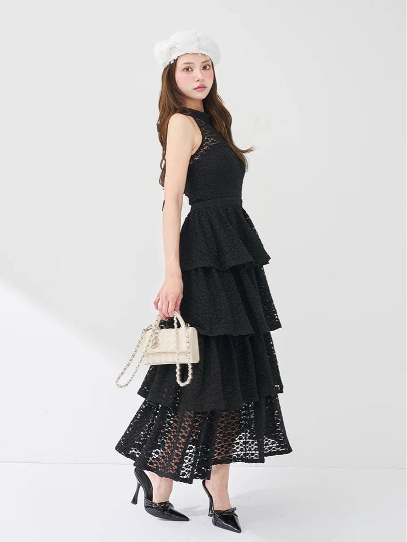 darich ダーリッチ DRチャームチョコレートハンドバッグ アイボリー