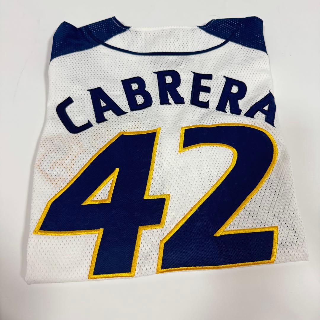 激レア　カブレラ　42 ユニフォーム　刺繍　オリックス　販売終了　入手困難