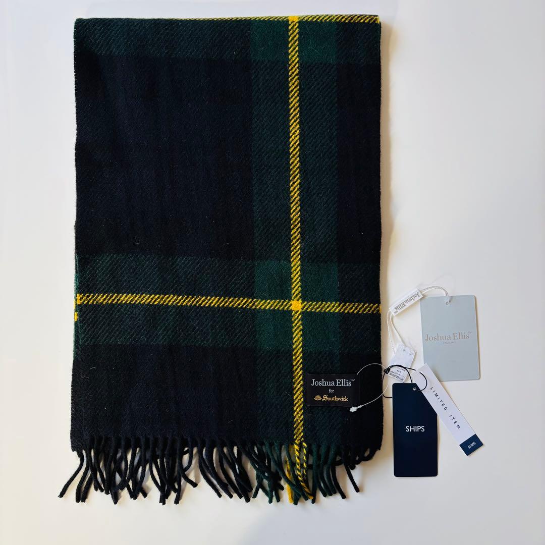 【新品】Joshua Ellis for Southwick カシミヤマフラー