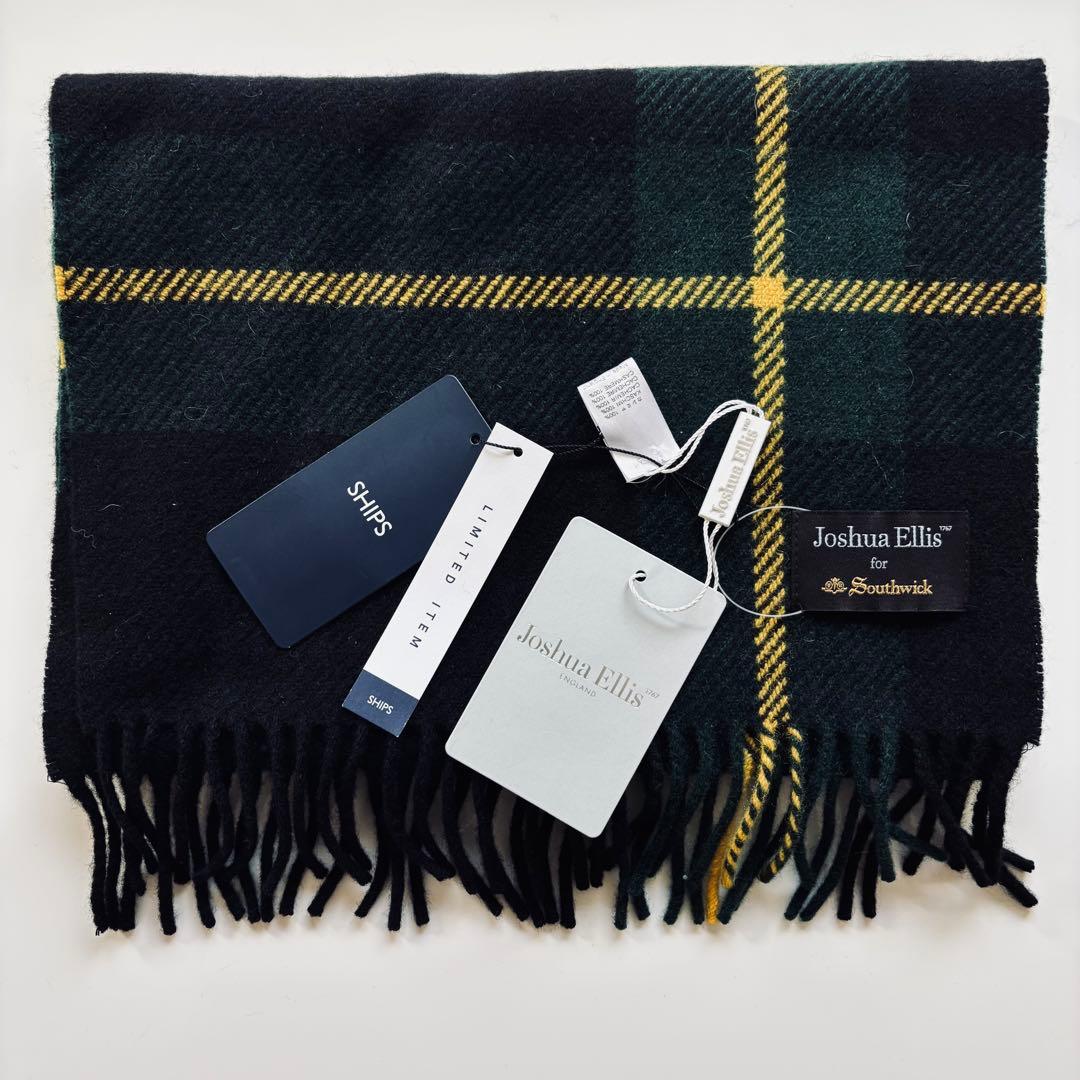 【新品】Joshua Ellis for Southwick カシミヤマフラー
