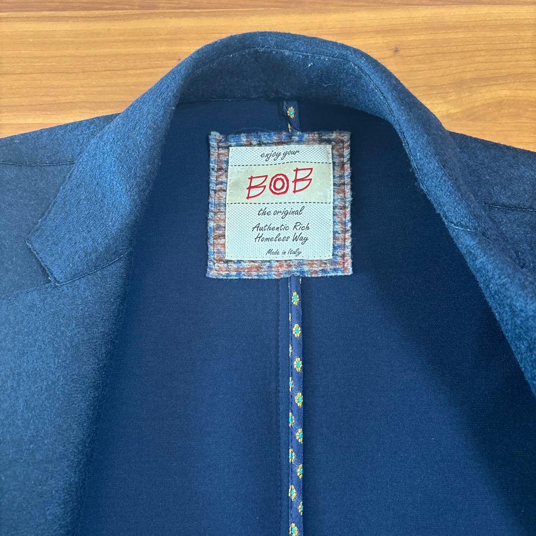 BOB ネイビー テーラードジャケット