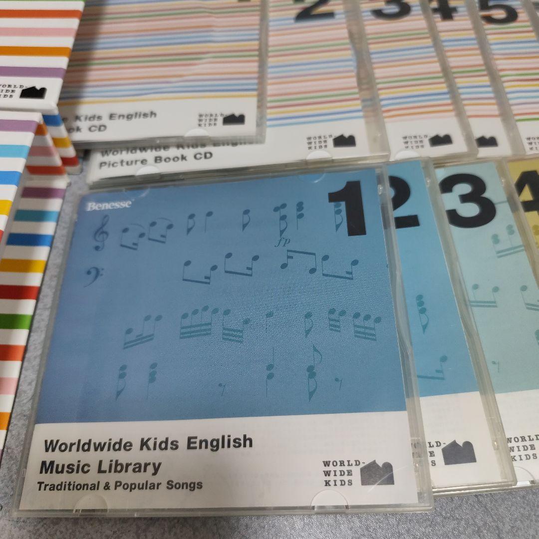 ワールドワイドキッズ 　イングリッシュDVD CDセット