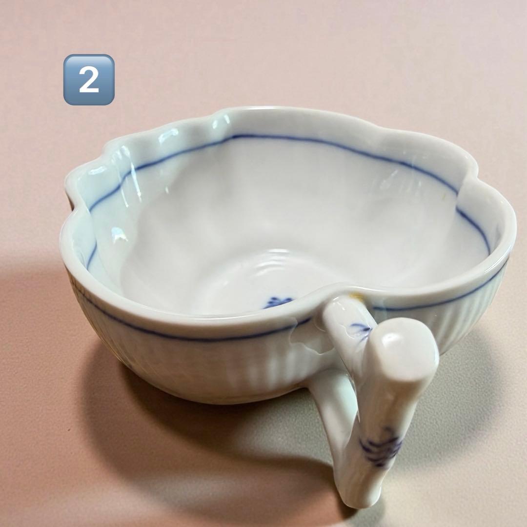 希少　ロイヤルコペンハーゲン　スモールリーフディッシュ　 2️⃣