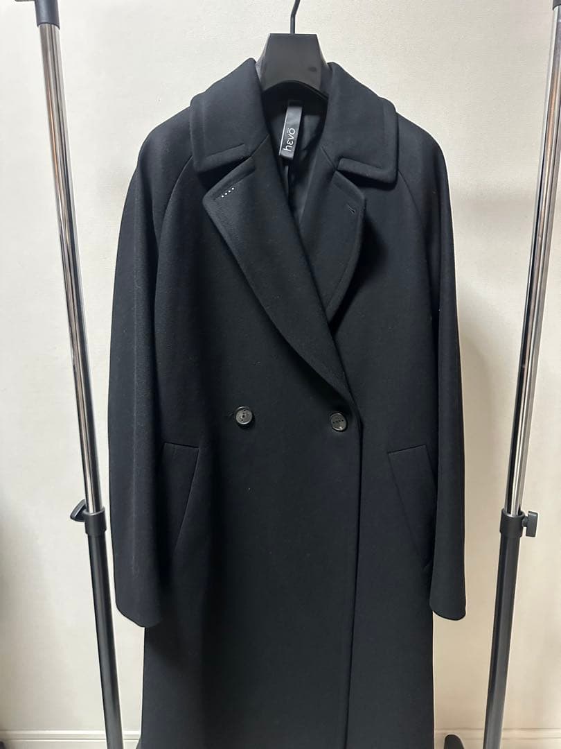 イーヴォ HEVO メンズ コートBRINDISI ダブルブレストコートC725