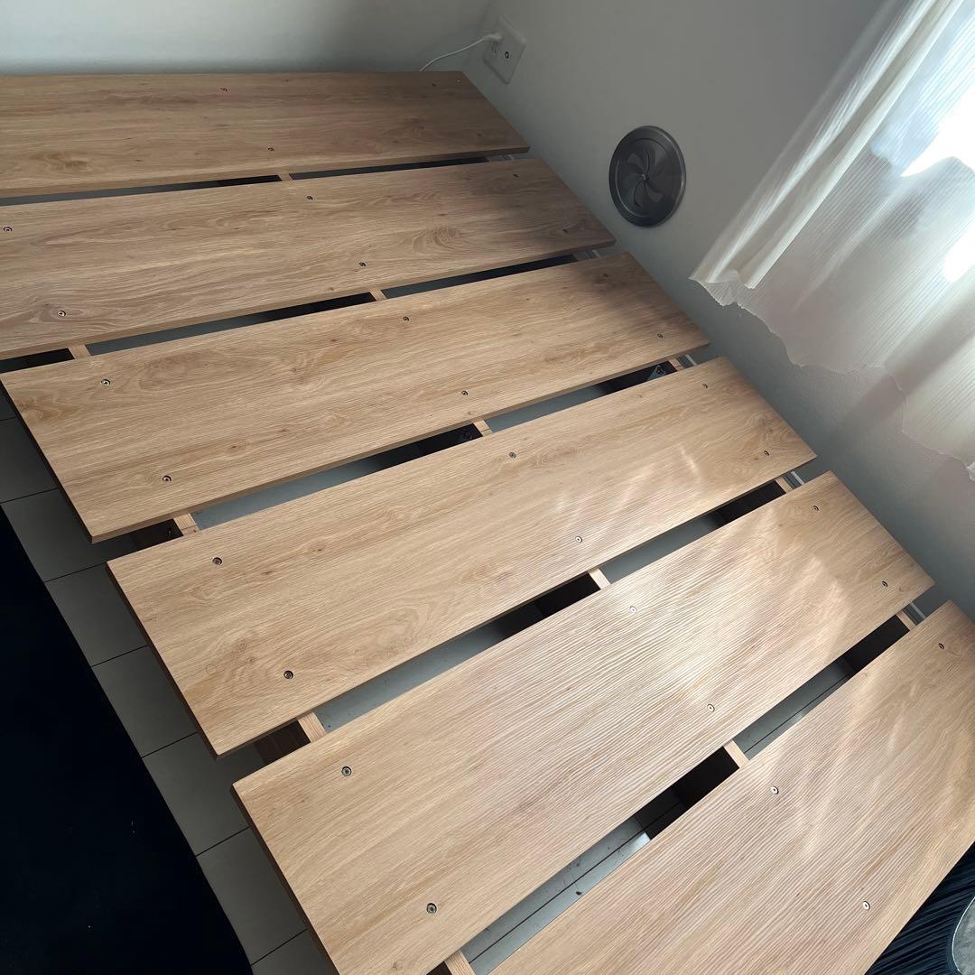 yu　LOWYA ロウヤ ベッドフレーム セミダブル　ロータイ