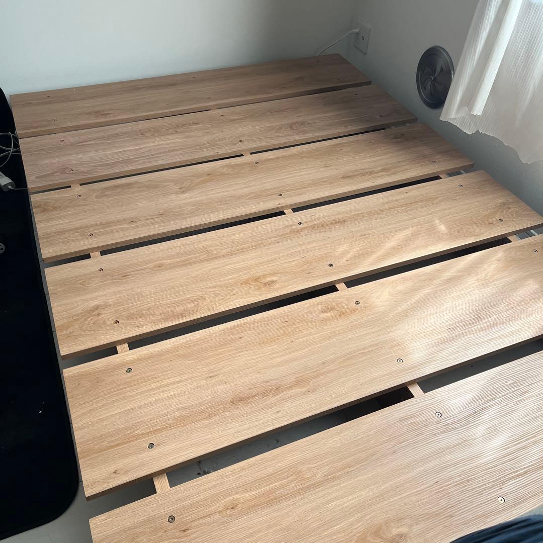 yu　LOWYA ロウヤ ベッドフレーム セミダブル　ロータイ