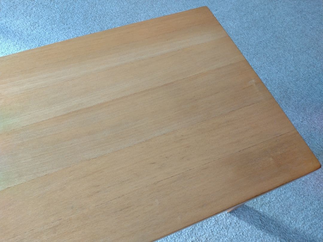 【美品】MUJI無印良品 タモ材ローテーブル/座卓/センター机/カフェラウンジ