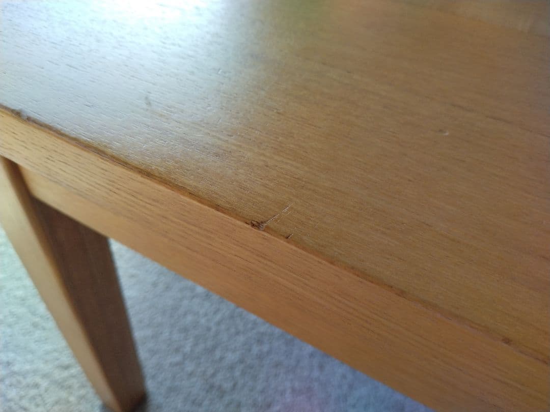 【美品】MUJI無印良品 タモ材ローテーブル/座卓/センター机/カフェラウンジ