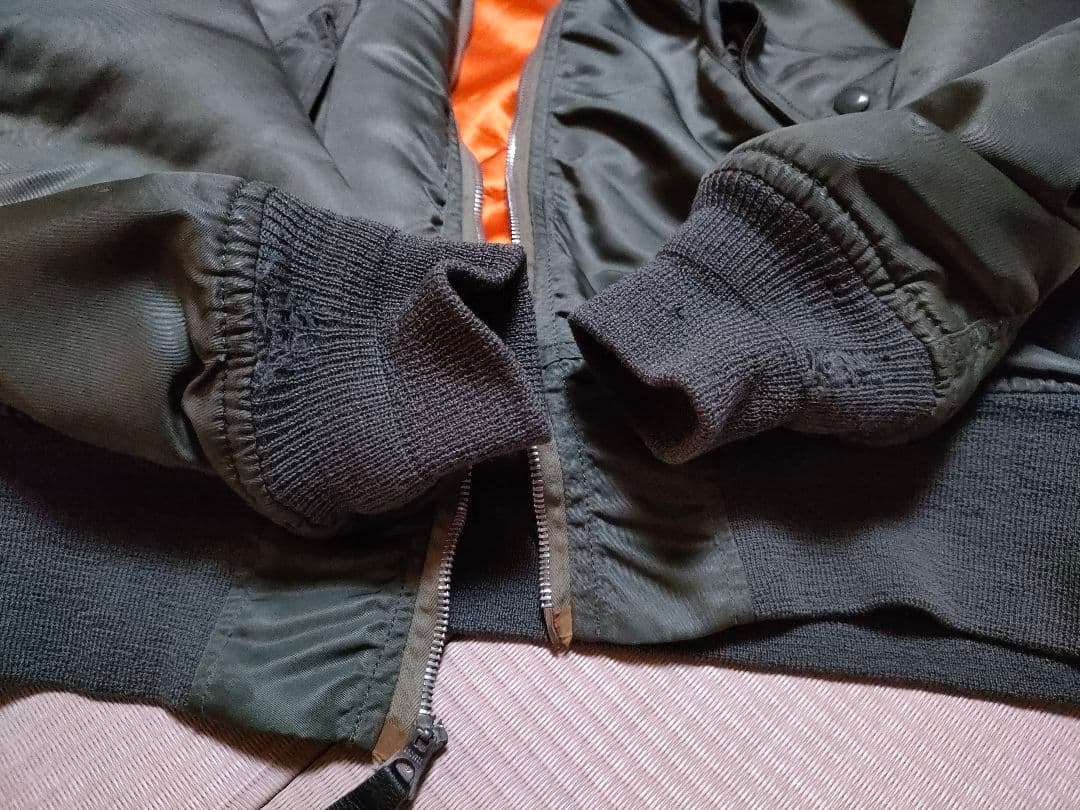 L-2B 70s 米軍実物 ALPHA フライトジャケット ビンテージ USAF