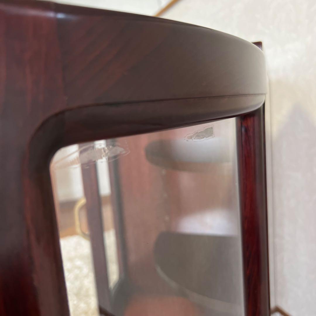 karimoku カリモク コーナーキャビネット 赤茶 オールド OLD ①