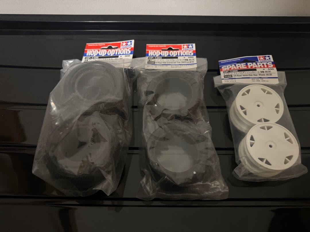 タミヤ DT-03 ネオマイティフロッグ 一回走行 タイヤ付属