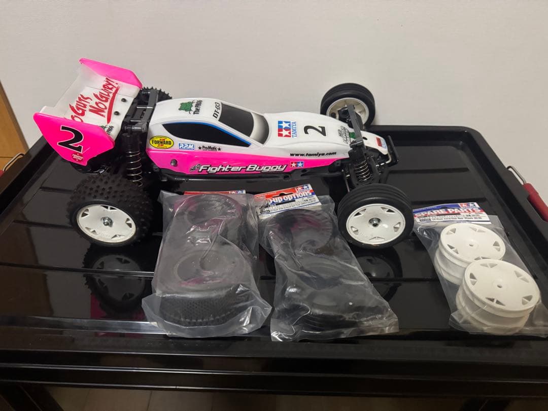 タミヤ DT-03 ネオマイティフロッグ 一回走行 タイヤ付属