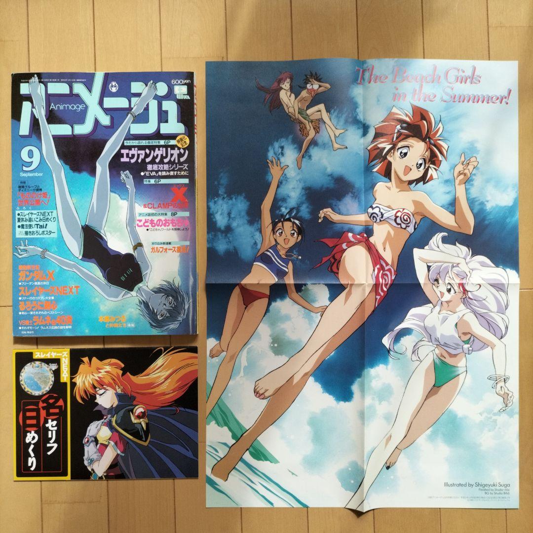 【新品同様】アニメージュ〈12冊セット〉1996年1月号〜12月号　ふろく付き