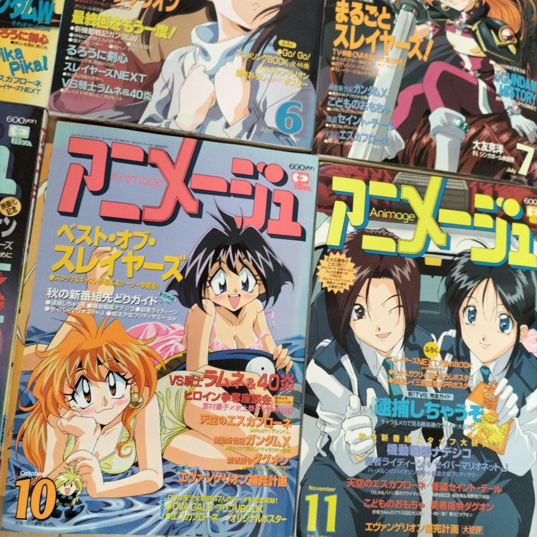 【新品同様】アニメージュ〈12冊セット〉1996年1月号〜12月号　ふろく付き