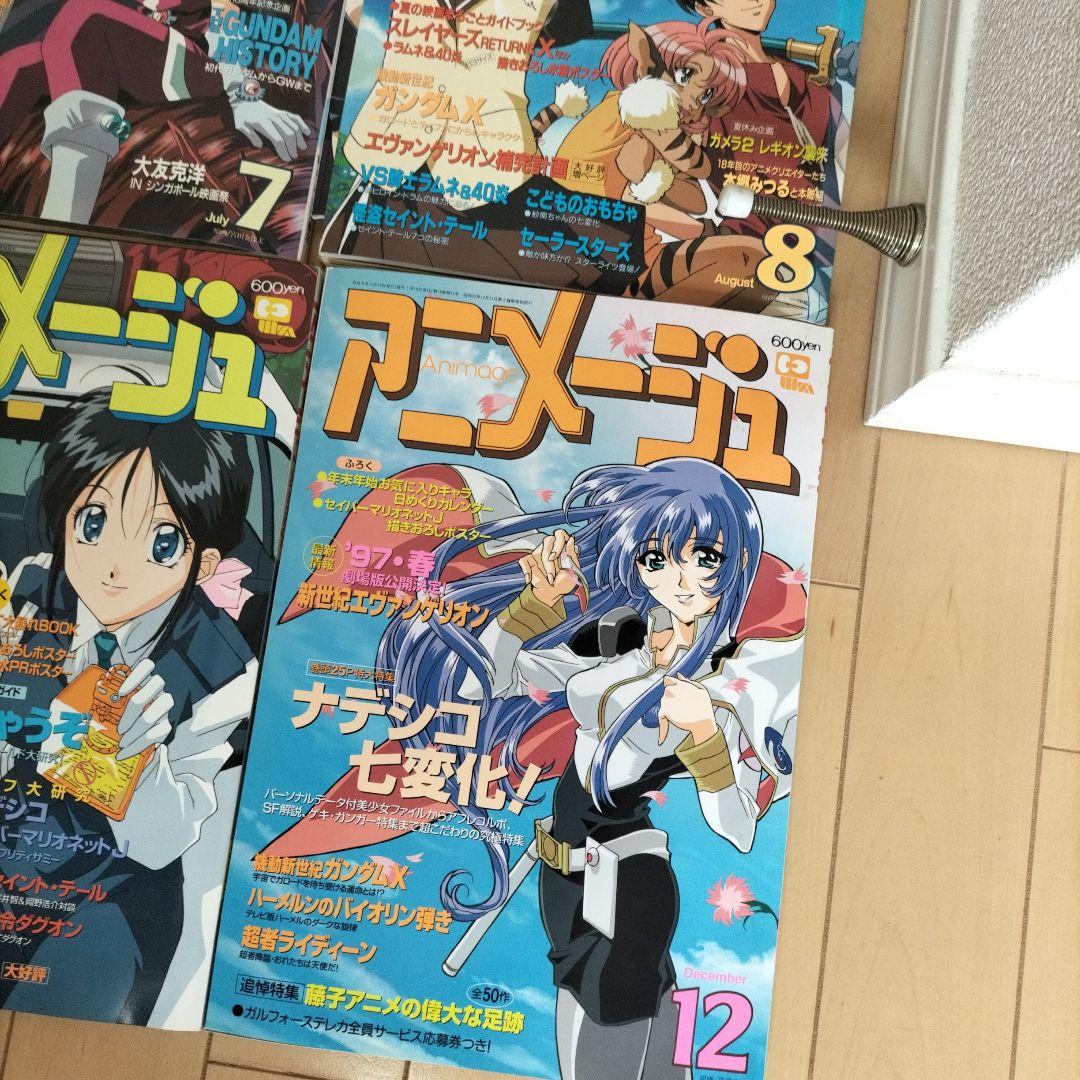 【新品同様】アニメージュ〈12冊セット〉1996年1月号〜12月号　ふろく付き