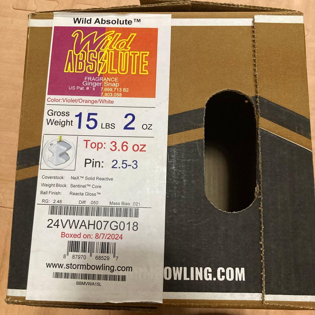 新品‪☆人気のstorm‪☆ワイルドアブソリュート15ポンド