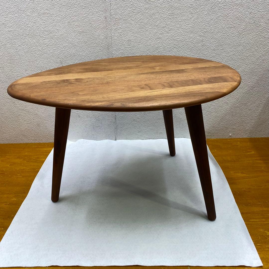 karf カーフ Egg shape サイドテーブル ウォールナット 極美品