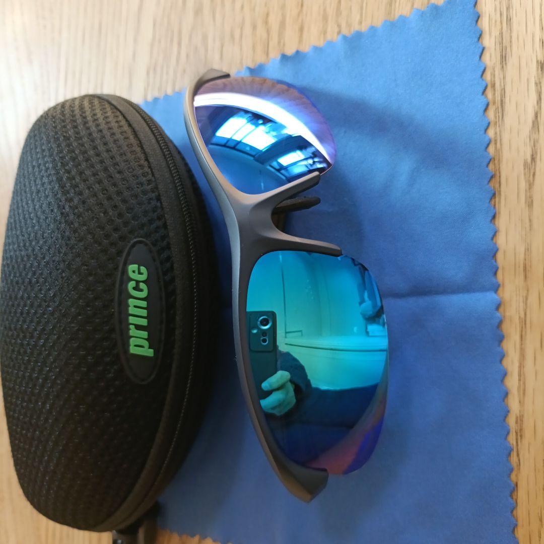 プリンスサングラス プレミアハイコントラストミラー偏光 PSU731　テニス用