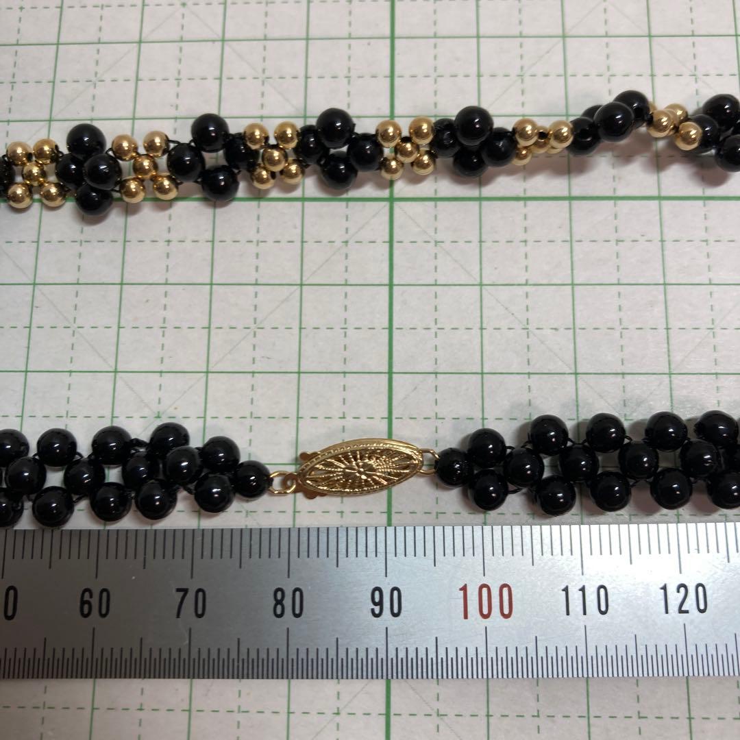 黒珊瑚　14金　ネックレス