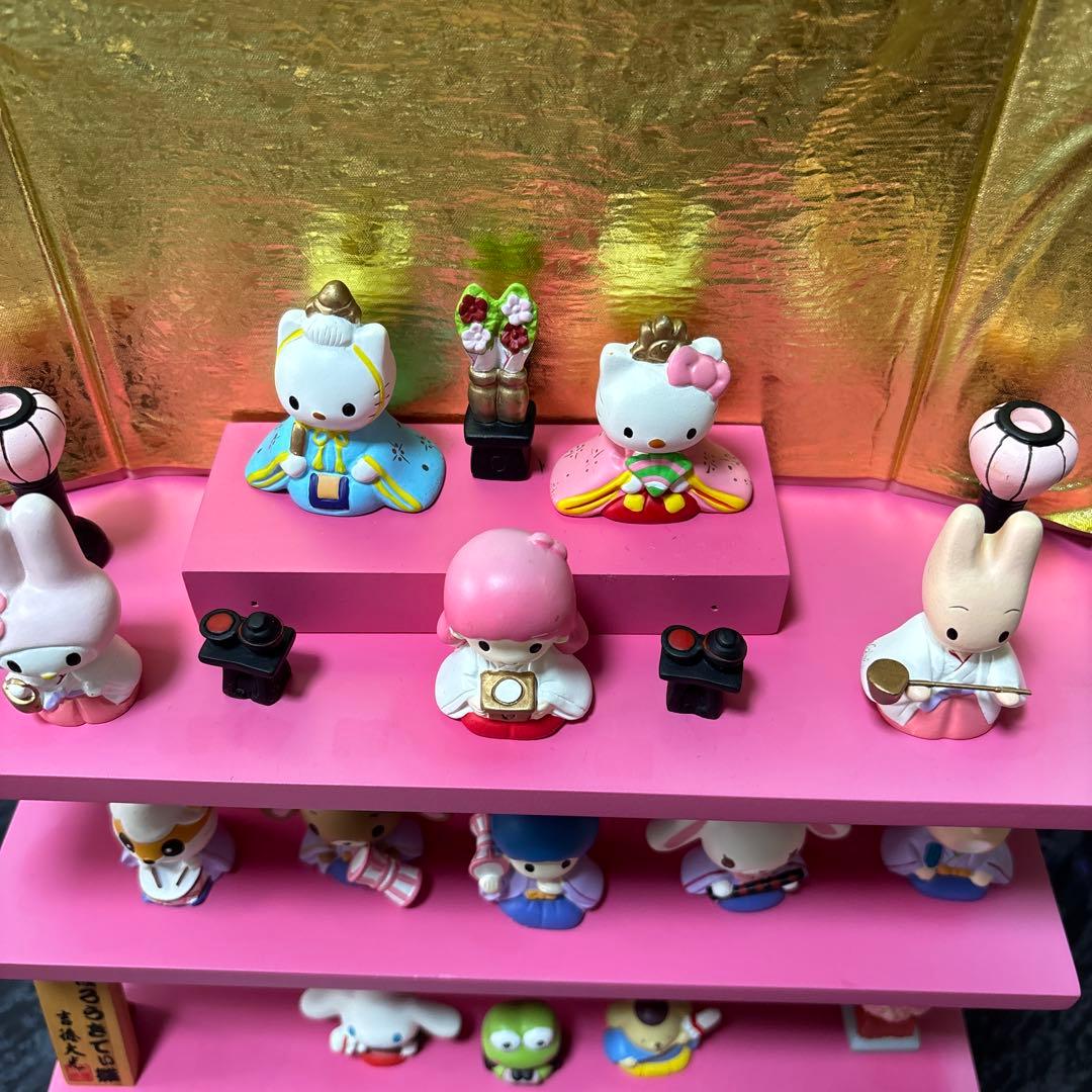 ハローキティ雛吉徳大光ひな祭り キャラクター人形セット