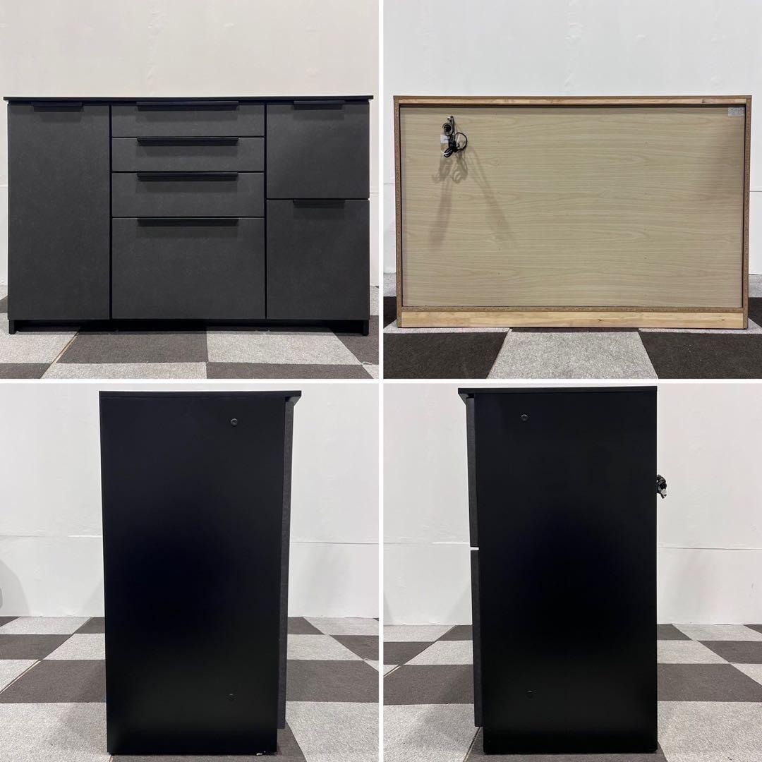 サンキコーポレーション SAZAVY キッチンカウンター 食器棚 家具No078