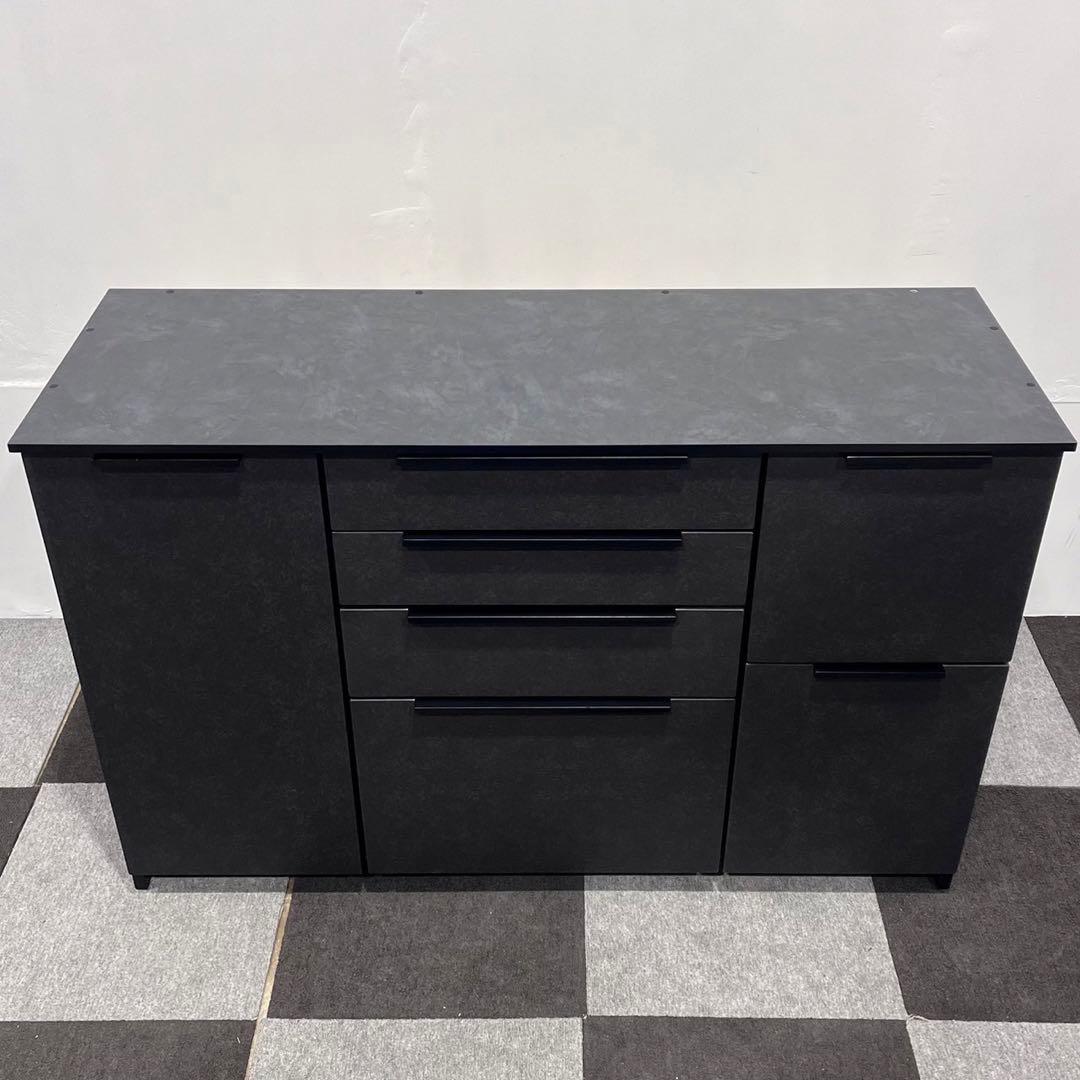 サンキコーポレーション SAZAVY キッチンカウンター 食器棚 家具No078