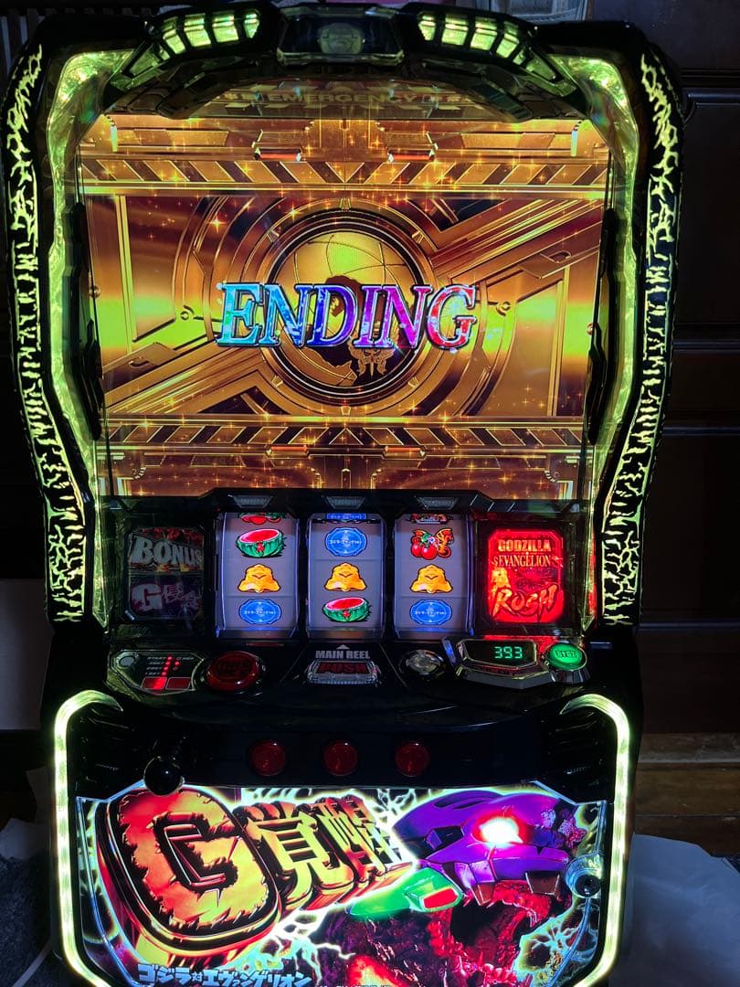 スマスロ実機　ゴジラVSエヴァンゲリオン　G覚醒パネル　簡易ユニット