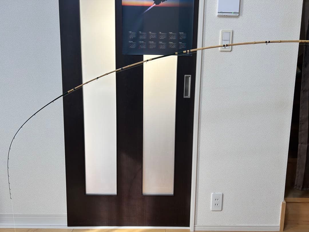 釣竿(ヘチ和竿、自作)