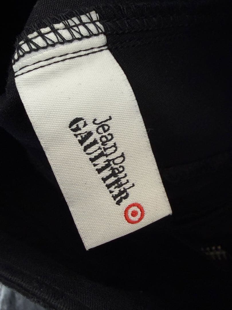 ジャンポールゴルチェ コーティングデニムスカート ストレッチ