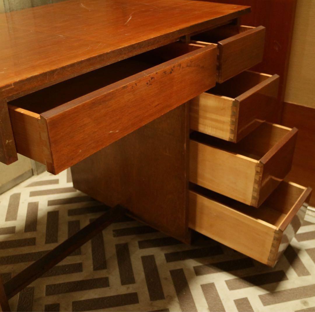 Kanaeさま 昭和レトロ片袖机　学習机　勉強机