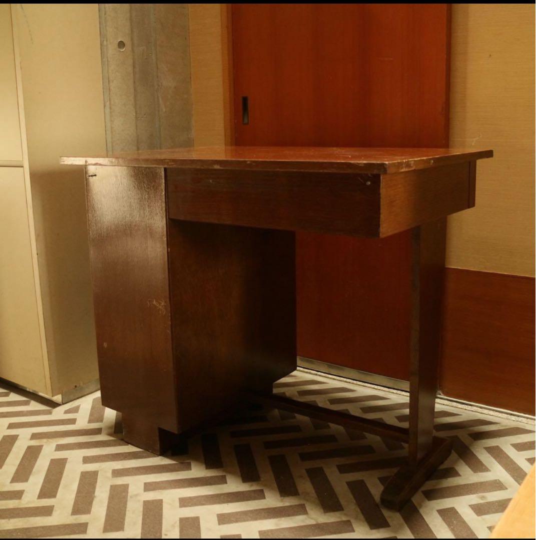 Kanaeさま 昭和レトロ片袖机　学習机　勉強机