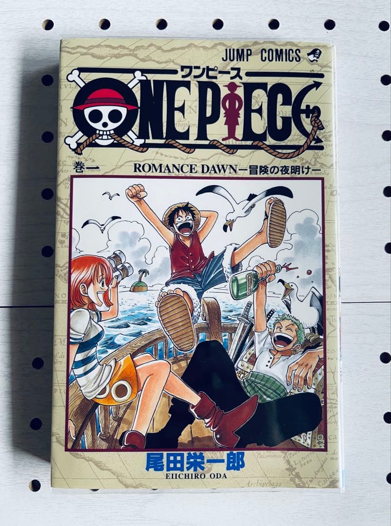 (13) ワンピース　全112巻初版本　帯☆チラシ全巻 + おまけ