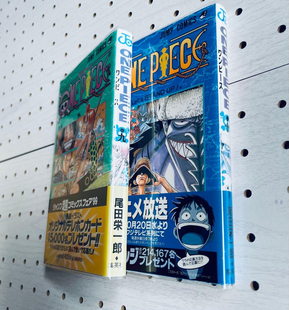 (13) ワンピース　全112巻初版本　帯☆チラシ全巻 + おまけ