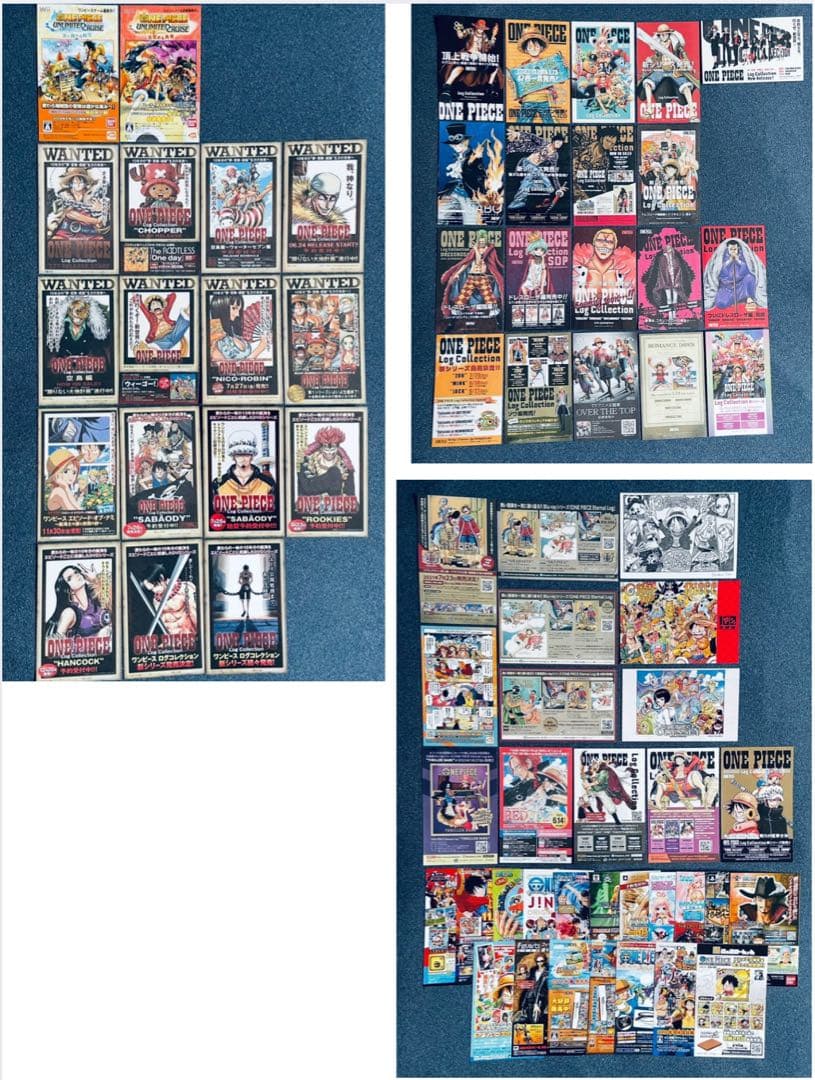 (13) ワンピース　全112巻初版本　帯☆チラシ全巻 + おまけ