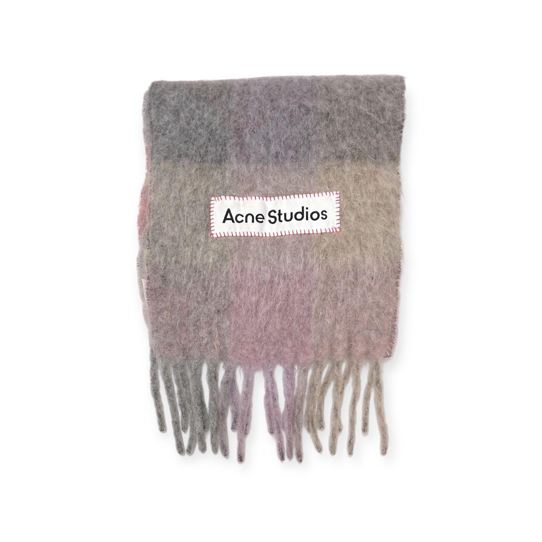 【正規品】Acne Studios アクネ モヘア マフラー ストール ピンク