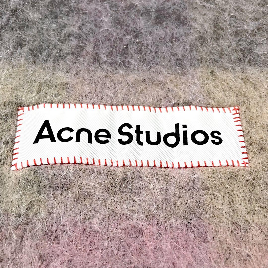 【正規品】Acne Studios アクネ モヘア マフラー ストール ピンク