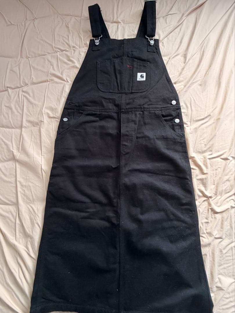 Carhartt ブラック オーバーオール