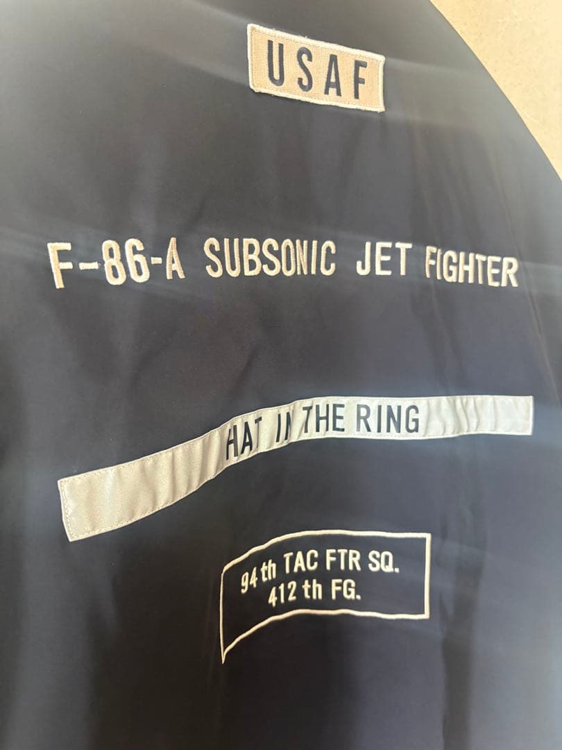 avirex ステンシル ジャケット 'ハット イン ザ リング' ネイビーXL