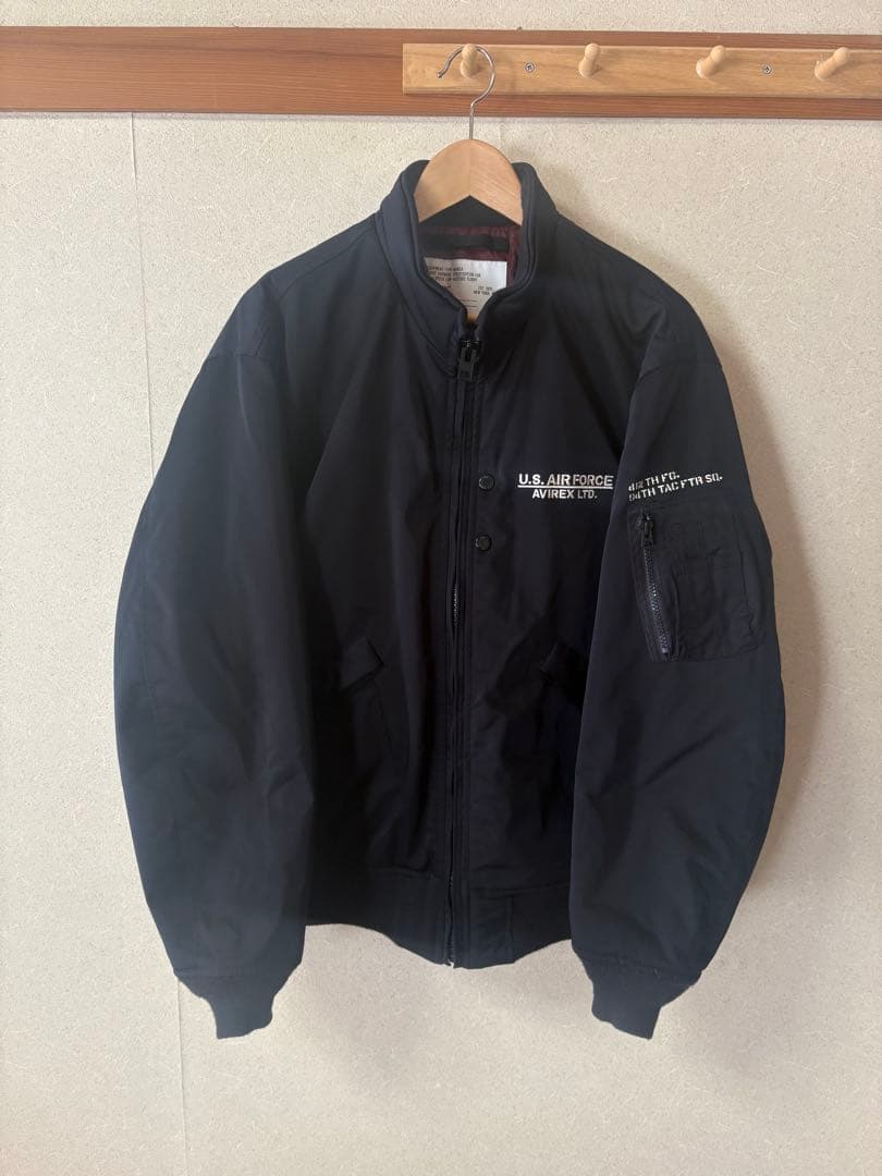avirex ステンシル ジャケット 'ハット イン ザ リング' ネイビーXL